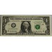UNITED STATES OF AMERICA 2006 . ONE 1 DOLLAR BANKNOTE . ERROR . WET INK TRANSFER